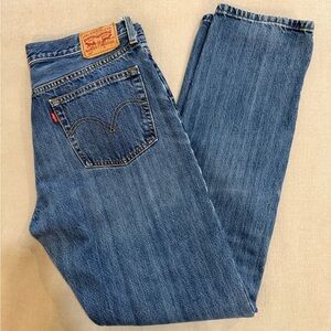 Levi's 501 Straight-Leg Denim Jeans in Classic Blue